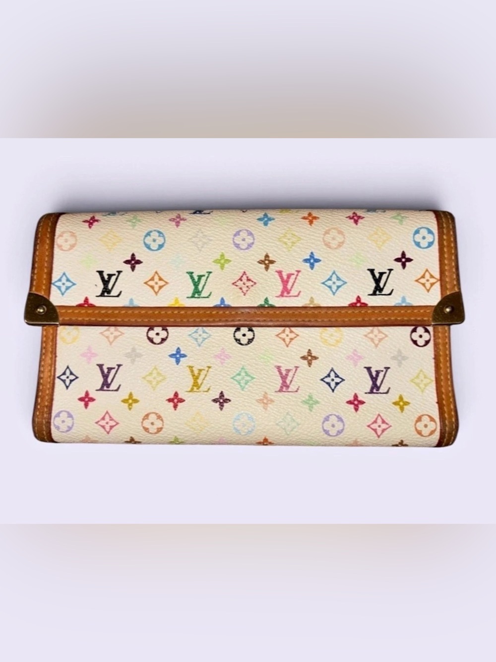 Louis Vuitton Monogram Multicolore Porte Tresor International Wallet